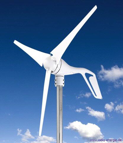 Windkraftanlage 12V 100W Windgenerator vertikal Windrad Windturbine 3Stück Blatt 
