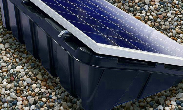Solarmodul Befestigung für Flachdächer,