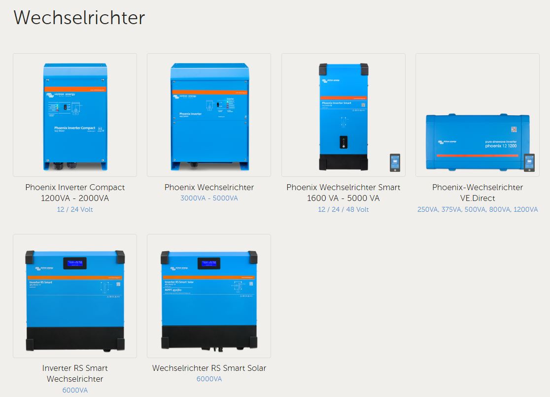 Victron Phoenix VE.Direct-Wechselrichter 12/24/48V - 1200VA