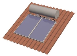 SECUterm 300 Thermosiphon-/ Schwerkraft Solaranlage von Wagner Solar