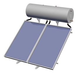 SECUterm 300 Thermosiphon-/ Schwerkraft Solaranlage von Wagner Solar