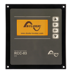 RCC- 03 Fernbedieneinheit (display) am WR - Zubehör für Studer (Steca) Xtender
