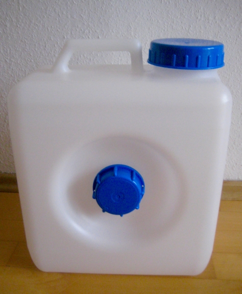 12 l liegender, semitransparenter Urinkanister