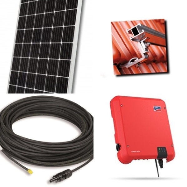 Solarstrom-Komplettpaket Heckert-Solar 3,96 SMA 4.0